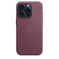 IPHONE 15 PRO FINEWOVEN CASE WITH MAGSAFE - MULBERRY