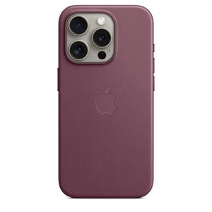 IPHONE 15 PRO FINEWOVEN CASE WITH MAGSAFE - MULBERRY