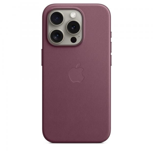 Custodia in Tessuto Firewoven per iPhone 15 Pro con MagSafe - Bordeaux