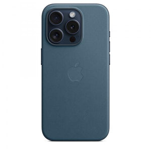 Custodia in Tessuto Firewoven per iPhone 15 Pro con MagSafe - Blu Pacifico