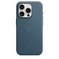 Custodia in Tessuto Firewoven per iPhone 15 Pro con MagSafe - Blu Pacifico