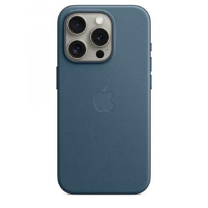 Custodia in Tessuto Firewoven per iPhone 15 Pro con MagSafe - Blu Pacifico