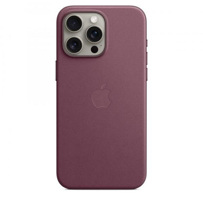 IPHONE 15 PRO MAX FINEWOVEN CASE WITH MAGSAFE - MULBERRY