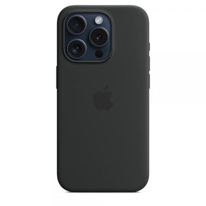 IPHONE 15 PRO SILICONE CASE WITH MAGSAFE - BLACK