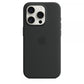 Custodia in Silicone per iPhone 15 Pro con MagSafe - Nera