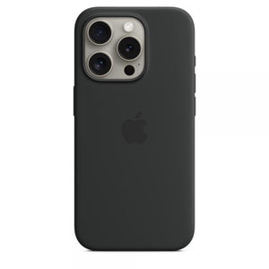 Custodia in Silicone per iPhone 15 Pro con MagSafe - Nera