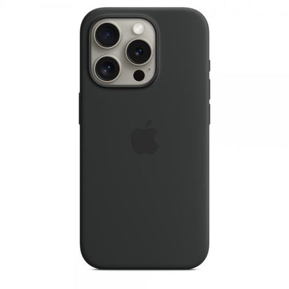 Custodia in Silicone per iPhone 15 Pro con MagSafe - Nera