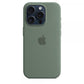 Custodia in Silicone per iPhone 15 Pro con MagSafe - Verde Cipresso