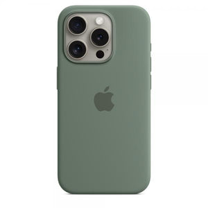 Custodia in Silicone per iPhone 15 Pro con MagSafe - Verde Cipresso