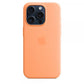 Custodia in Silicone per iPhone 15 Pro con MagSafe - Sorbetto all'arancia