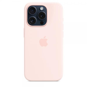 IPHONE 15 PRO SILICONE CASE WITH MAGSAFE - LIGHT PINK