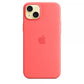 IPHONE 15 PLUS SILICONE CASE WITH MAGSAFE - GUAVA