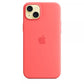 Custodia in Silicone per iPhone 15 Plus con MagSafe - Guava
