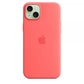 Custodia in Silicone per iPhone 15 Plus con MagSafe - Guava