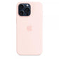 Custodia in Silicone per iPhone 15 Pro Max con MagSafe - Rosa Chiaro