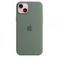 IPHONE 15 PLUS SILICONE CASE WITH MAGSAFE - CYPRESS