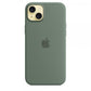 Custodia in Silicone per iPhone 15 Plus con MagSafe - Verde Cipresso