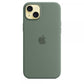 Custodia in Silicone per iPhone 15 Plus con MagSafe - Verde Cipresso