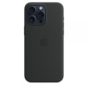 IPHONE 15 PRO MAX SILICONE CASE WITH MAGSAFE - BLACK