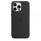 IPHONE 15 PRO MAX SILICONE CASE WITH MAGSAFE - BLACK