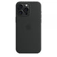 IPHONE 15 PRO MAX SILICONE CASE WITH MAGSAFE - BLACK