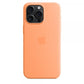 Custodia in Silicone per iPhone 15 Pro Max con MagSafe - Sorbetto all'arancia