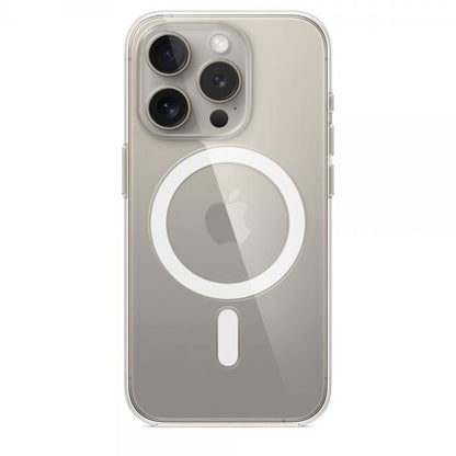 Custodia Trasparente per iPhone 15 Pro con MagSafe