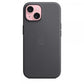 Custodia in Tessuto Finewoven per iPhone 15 con MagSafe - Nero