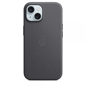 Custodia in Tessuto Finewoven per iPhone 15 con MagSafe - Nero