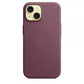 IPHONE 15 FINEWOVEN CASE WITH MAGSAFE - MULBERRY