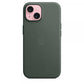 Custodia in Tessuto Finewoven per iPhone 15 con MagSafe - Verde