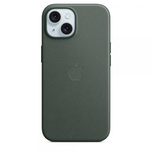Custodia in Tessuto Finewoven per iPhone 15 con MagSafe - Verde