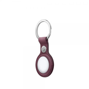 AirTag Firewoven Key Ring \\ Mulberry