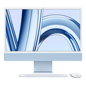 iMac 24" 256GB SSD - Apple M3 chip con 8-core CPU e 8-core GPU - Blu