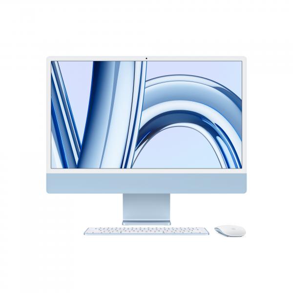 iMac 24" 256GB SSD - Apple M3 chip con 8-core CPU e 10-core GPU - Blu