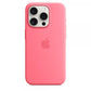 Custodia in Silicone per iPhone 15 Pro con MagSafe - Rosa