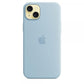Custodia in Silicone per iPhone 15 Plus con MagSafe - Blu Chiaro