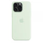 Custodia in Silicone per iPhone 15 Pro Max con MagSafe - Menta Fredda
