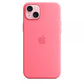 IPHONE 15 PLUS SILICONE CASE CON MAGSAFE \\ ROSA