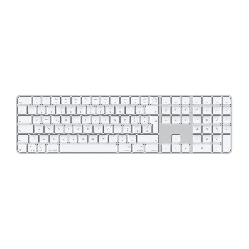 Magic Keyboard \\ Touch ID e tastierino numerico per Mac con chip Apple-Italiano - Tasti Bianchi
