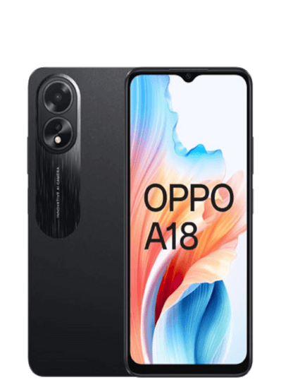 OPPO A18 128GB 4GB RAM 6.56" GLOWING BLACK EU