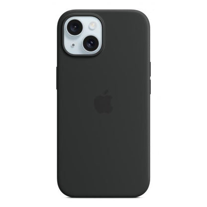 Custodia in Silicone per iPhone 15 con MagSafe - Nero