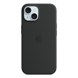 Custodia in Silicone per iPhone 15 con MagSafe - Nero