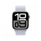 Apple Watch Series 10 GPS 42mm Silver Aluminium Case with Blue Cloud Sport Loop
