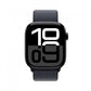 Apple Watch Series 10 GPS + Cellular 46mm Jet Black Aluminium Case with Ink Sport Loop