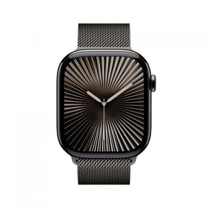 Apple Watch Series 10 GPS + Cellular 46mm Slate Titanium Case with Slate Milanese Loop - M/L