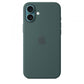 iPhone 16 Plus Silicone Case with MagSafe - Lake Green