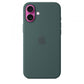 iPhone 16 Plus Silicone Case with MagSafe - Lake Green