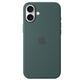 iPhone 16 Plus Silicone Case with MagSafe - Lake Green