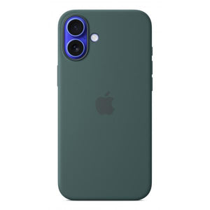 iPhone 16 Plus Silicone Case with MagSafe - Lake Green